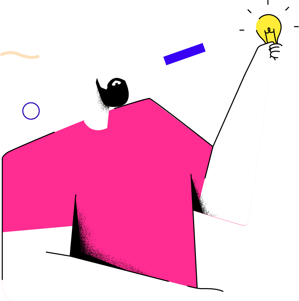 Illustration colorée d’outils créatifs